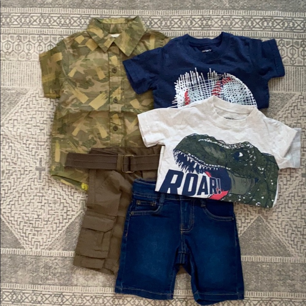 Shirts + shorts